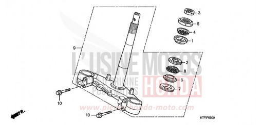 STEERING STEM SH150RA de 2010